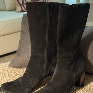 Banana Republic Women's Black Suede Boots